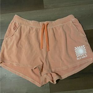 Old Navy Women's Peach Athletic Shorts